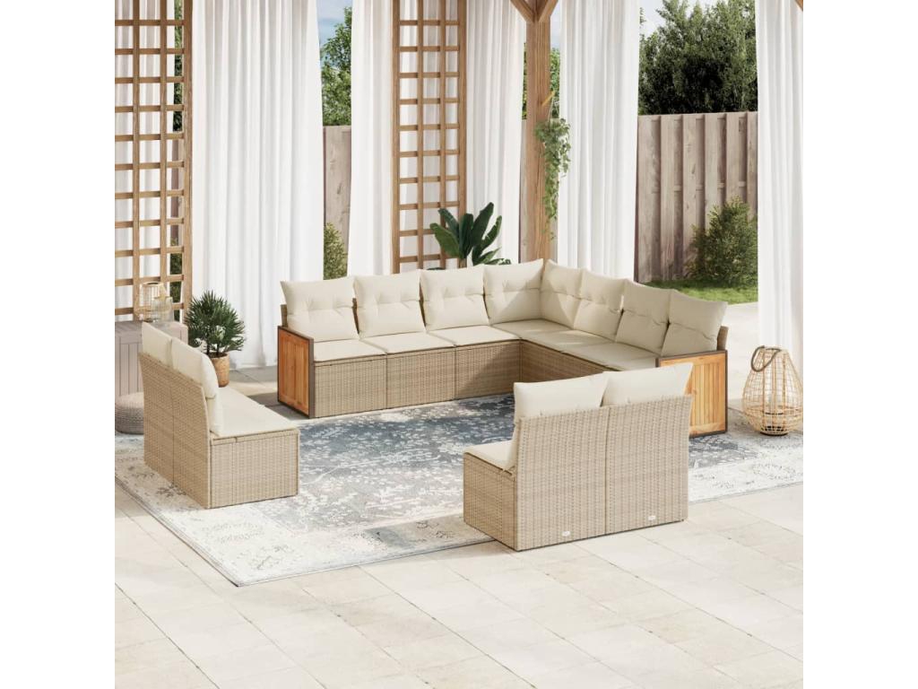 Outdoor Patio Set - Résine - Gray