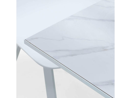 Table - Rectangular - Metal - White