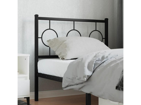 Headboard - Steel - Black - 90x190 cm
