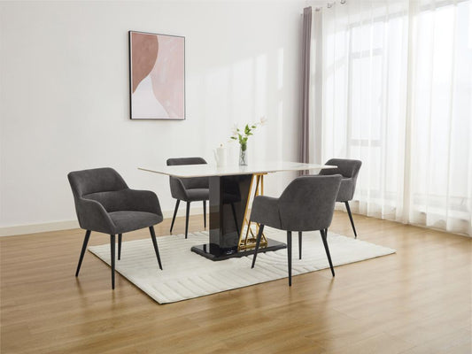 Chair Set - 100 % Polyester - Gray