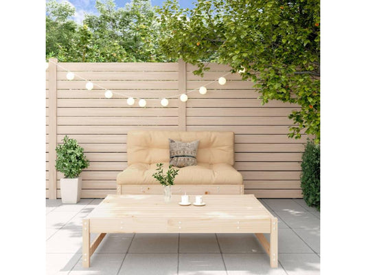 Outdoor Patio Set - Wood - Brown