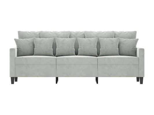 Sofa - Velvet - Gray