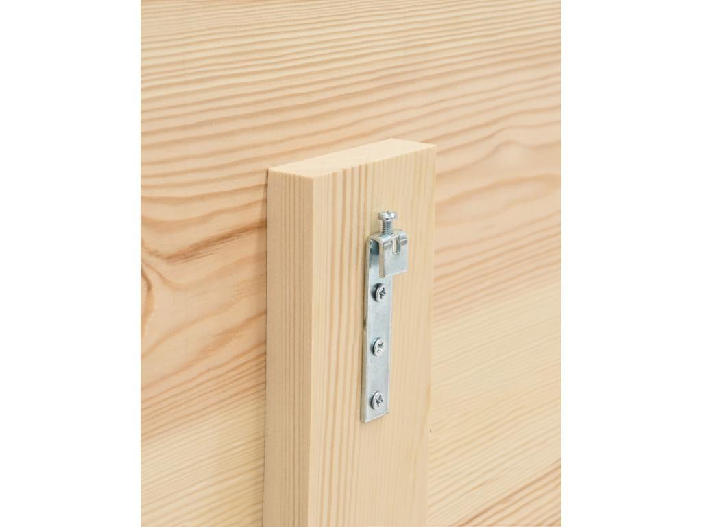 Headboard - Pin - Brown - 200x200 cm