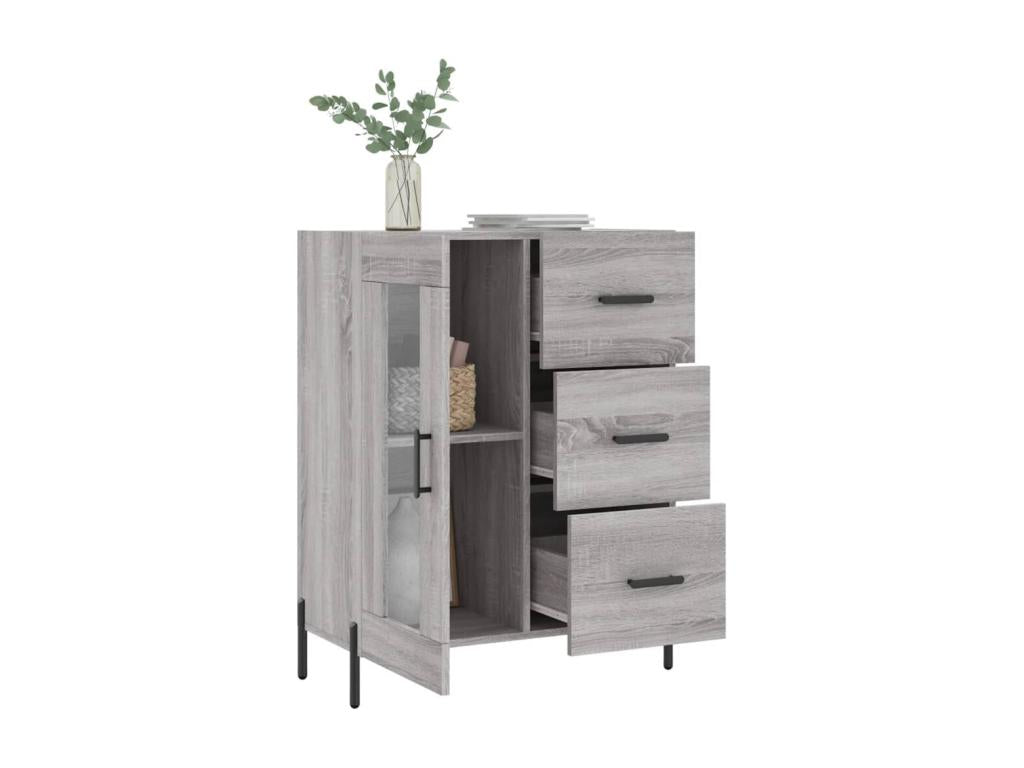 Home Furniture - Wood - Gray - 34x90 cm