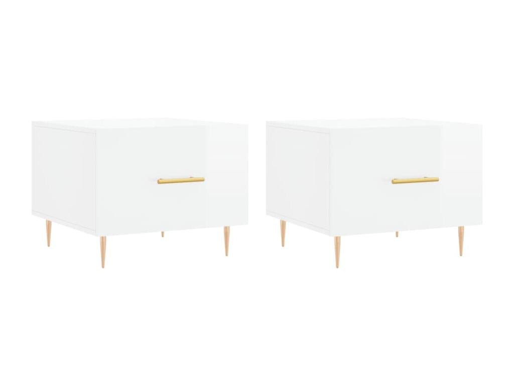 Table - Wood - White - 50x40 cm