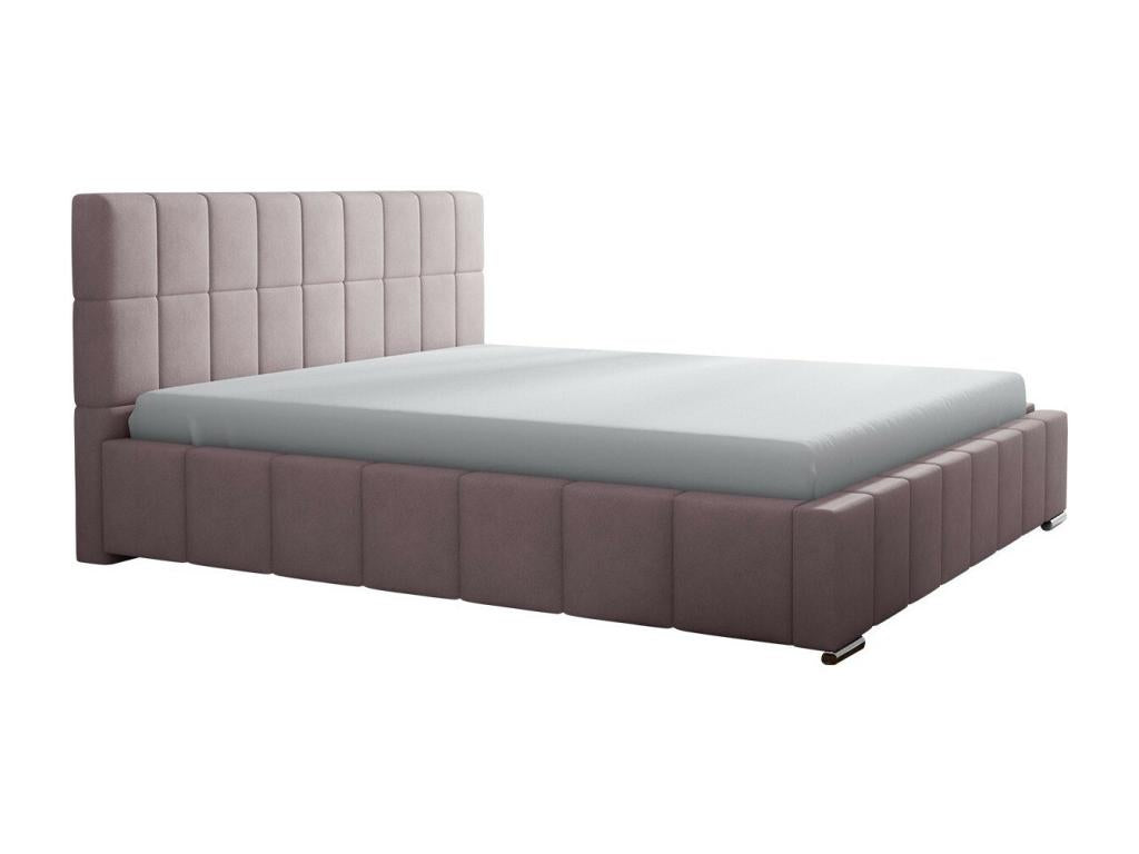 Box Spring - Coton - Rose - 222x92 cm