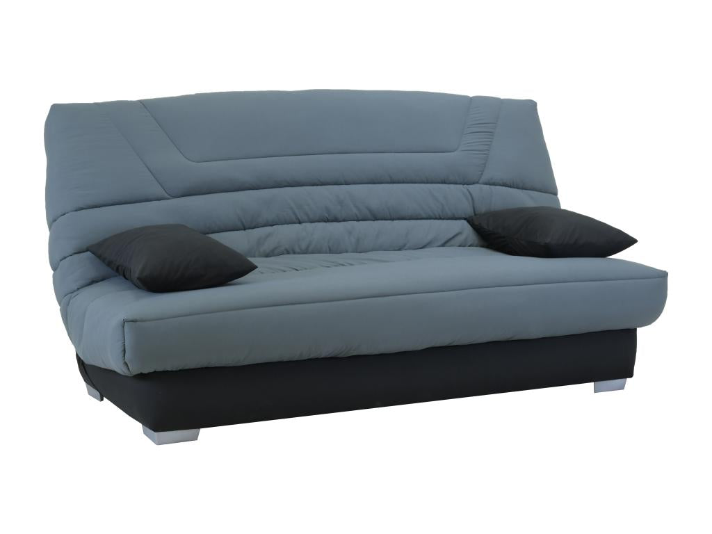 Mattress - 100 % Polyester, Coton - Gray / Black