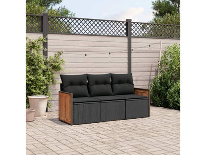Outdoor Patio Set - Résine - Black