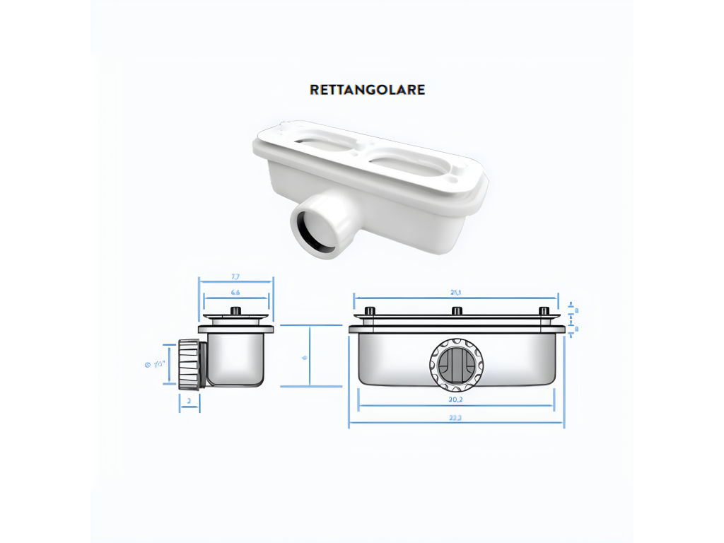 Shower Tray - Résine - Black - 115x95 cm
