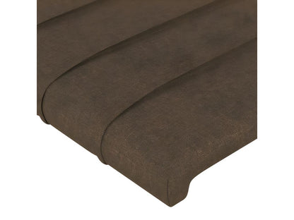 Bed - Polyester - Brown - 140x190 cm