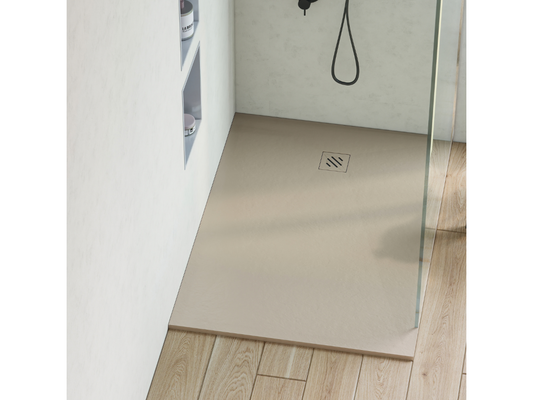Shower Tray - Résine - Beige