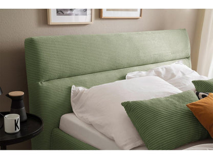 Bed - Polyester - Green - 140x200 cm