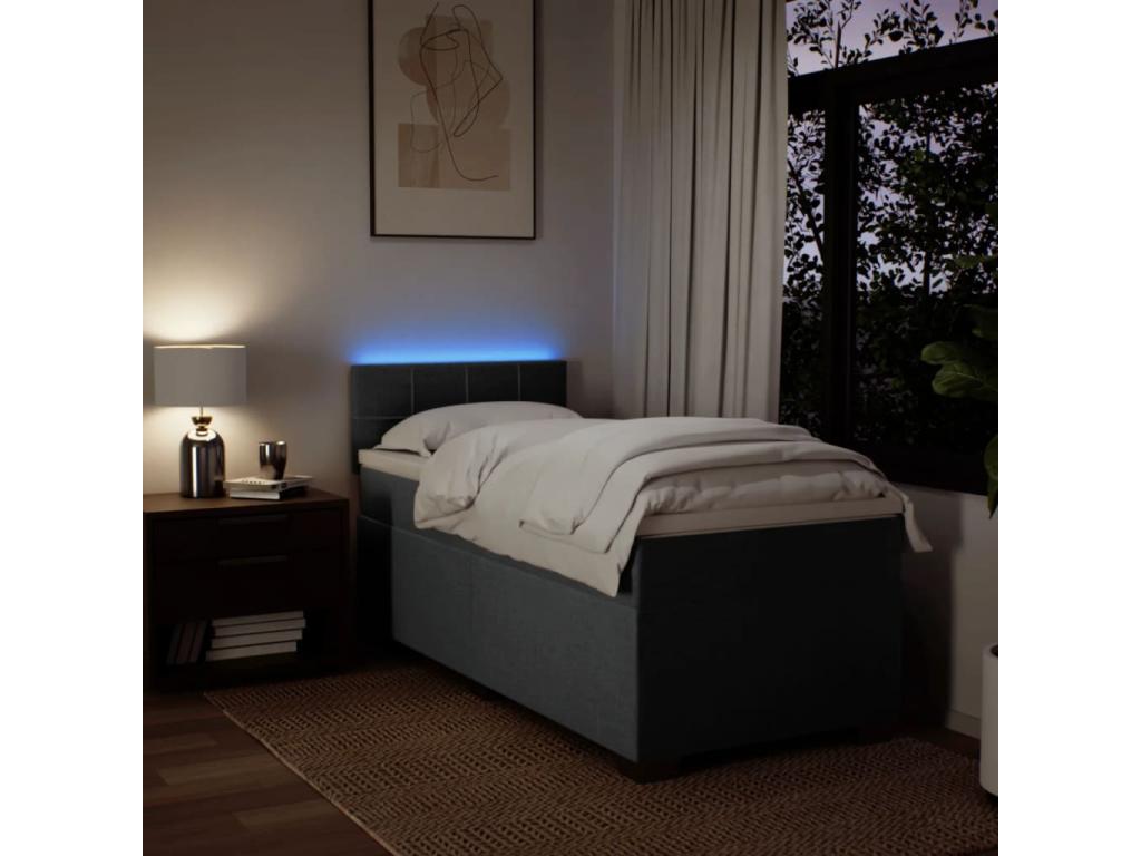 Mattress - Engineered Wood, Wood - Gray - 100x200 cm