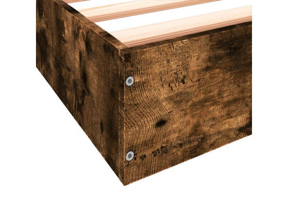 Bed Frame - Wood - Brown - 75x190 cm