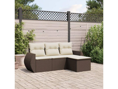 Outdoor Patio Set - Résine - Brown