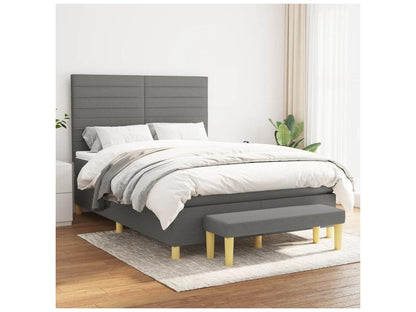 Mattress - Polyester - Gray - 140x190 cm