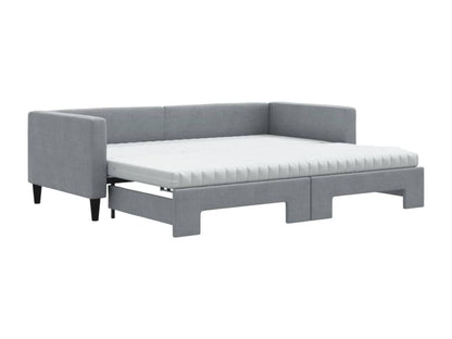 Daybed - Polyester - Gray - 90x190 cm