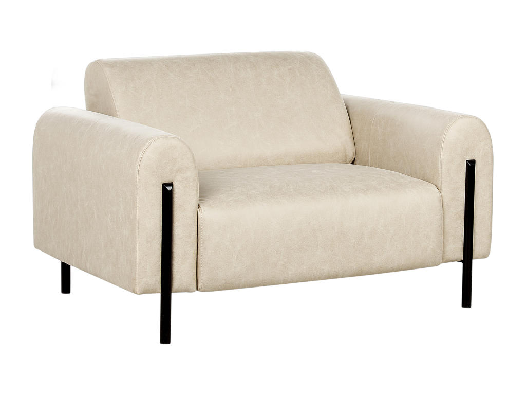 Armchair - Polyester - Beige
