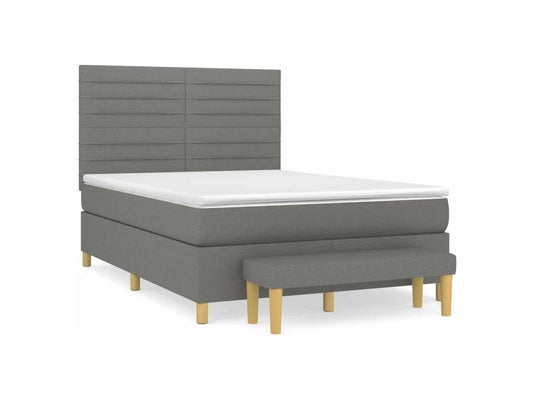 Mattress - Polyester - Gray - 140x190 cm