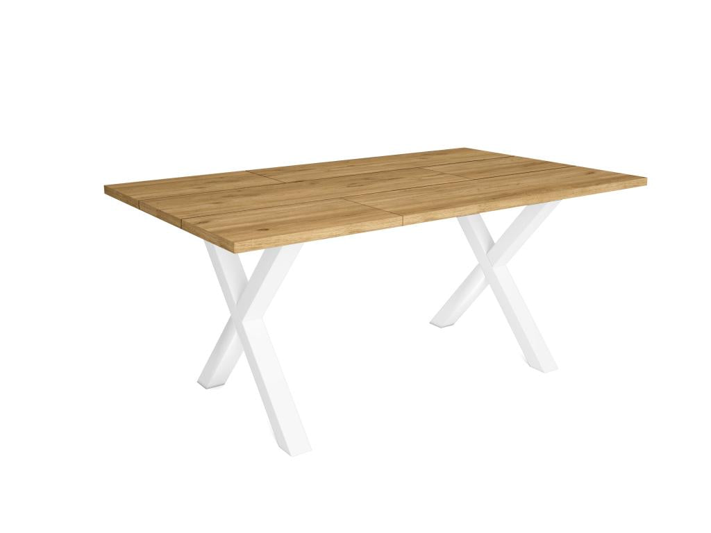 Table - Wood - White - 72x72 cm