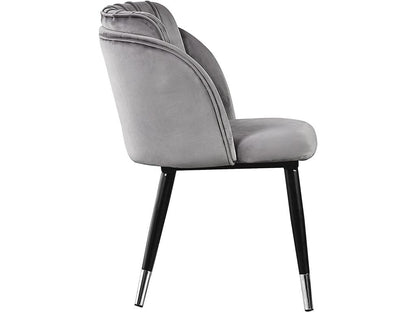 Chair - Velvet - Gray