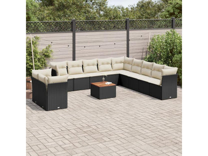 Outdoor Patio Set - Résine - Black