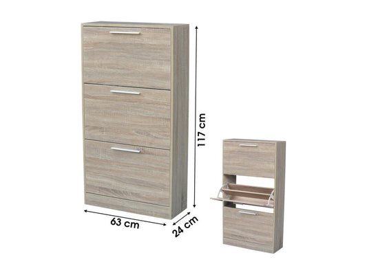 Home Furniture - Wood - Brown - 24x117 cm