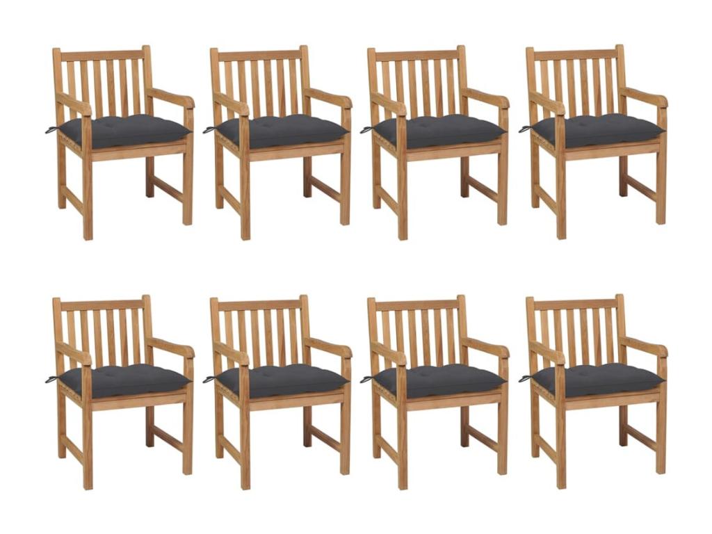 Chair Set - Polyester - Brown