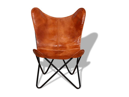 Chair - Leather - Brown