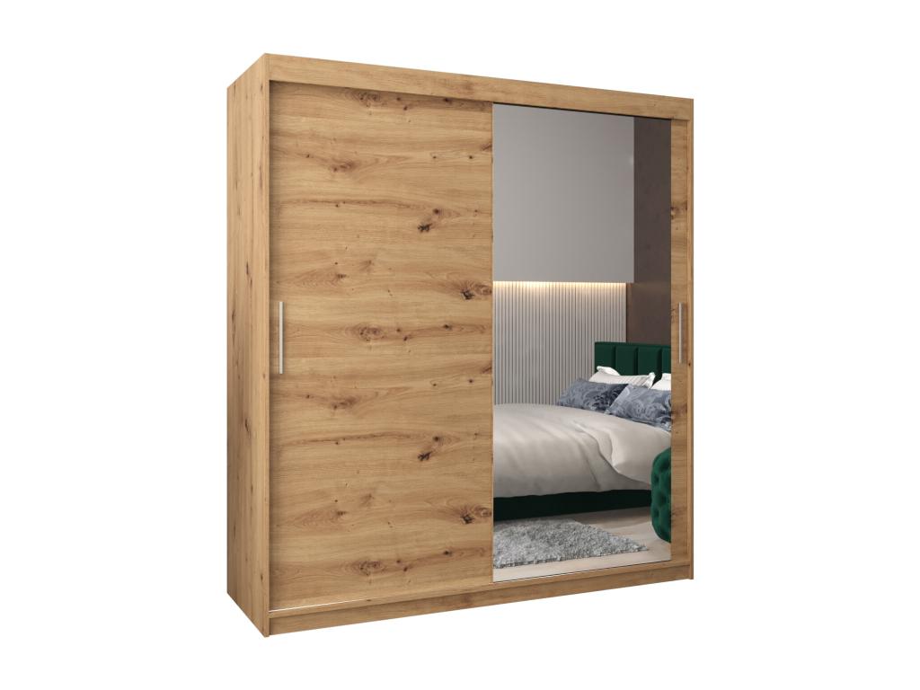 Wardrobe - Panneau De Particule - Silver / Brown