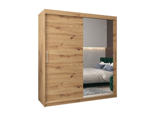 Wardrobe - Panneau De Particule - Silver / Brown