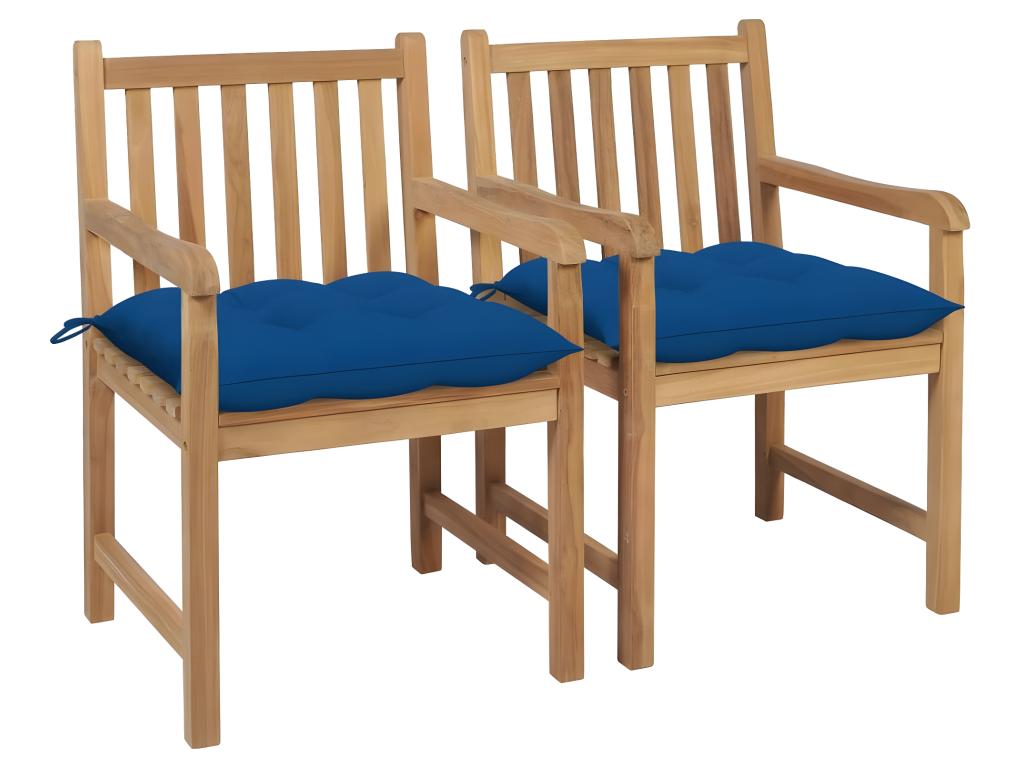 Chair Set - Bamboo, Fabric - Gray