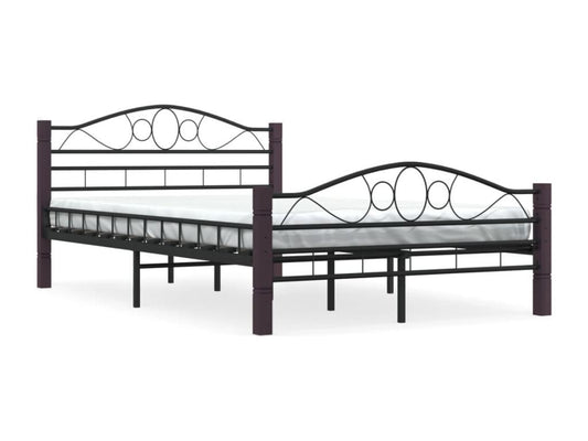 Bed Frame - Metal - Black - 120x200 cm