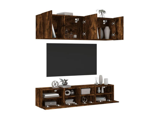 Home Furniture - Engineered Wood, Wood - Brown