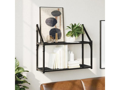 Shelf - Wood - Black