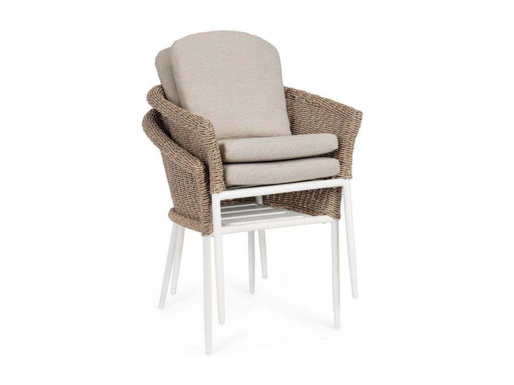 Armchair - Aluminum - Gray