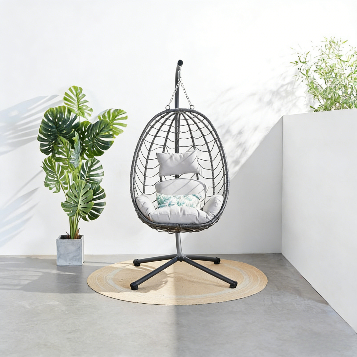 Armchair - Aluminum - Gray