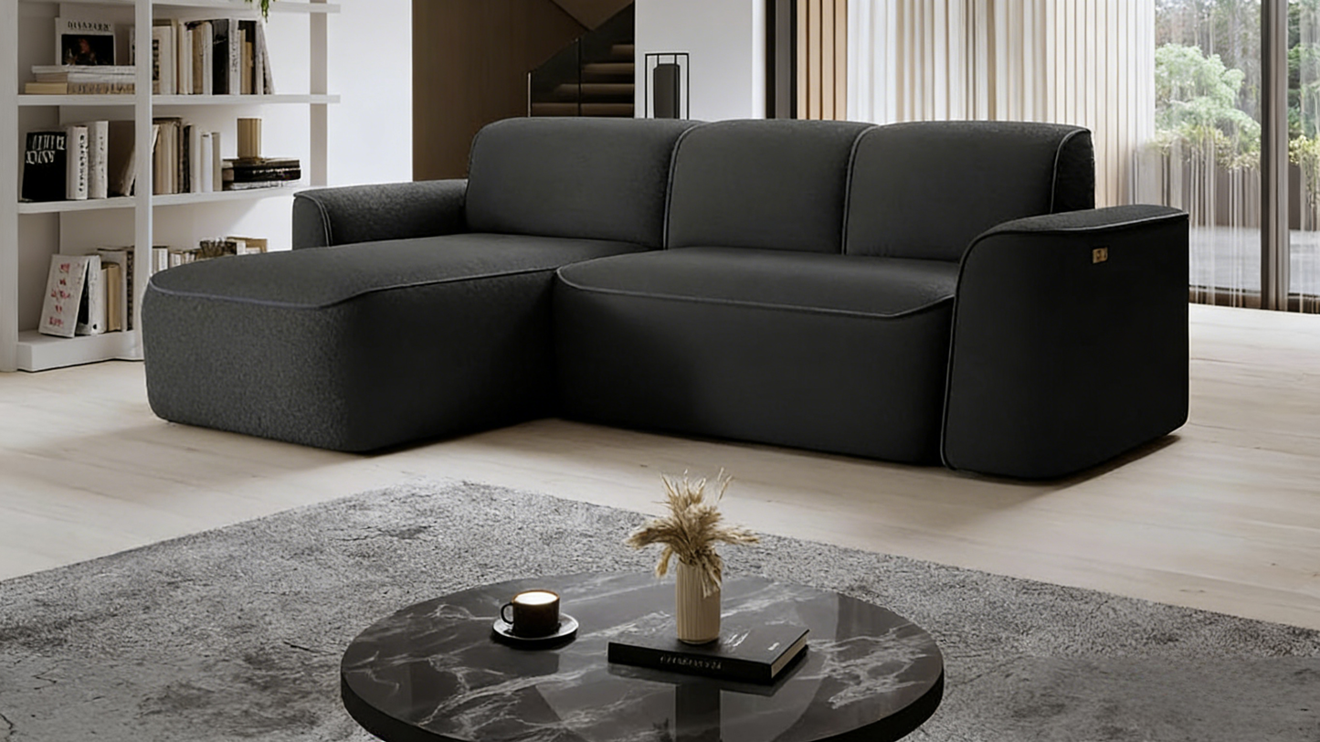 Sofa - Microfibre - Gray