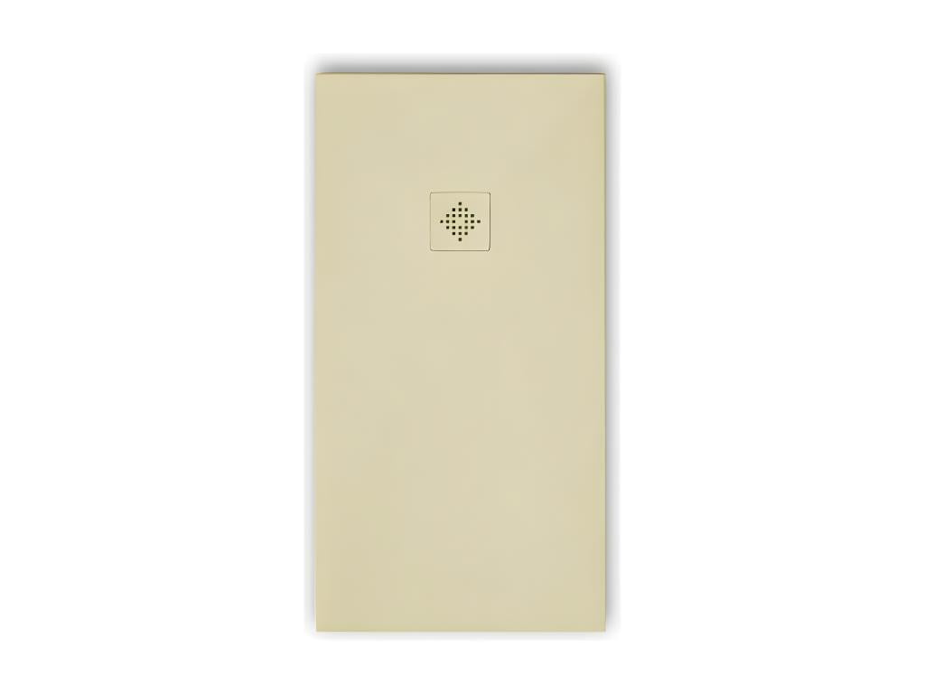 Shower Tray - Résine - Crème - 90x140 cm