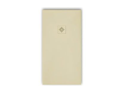 Shower Tray - Résine - Crème - 90x140 cm