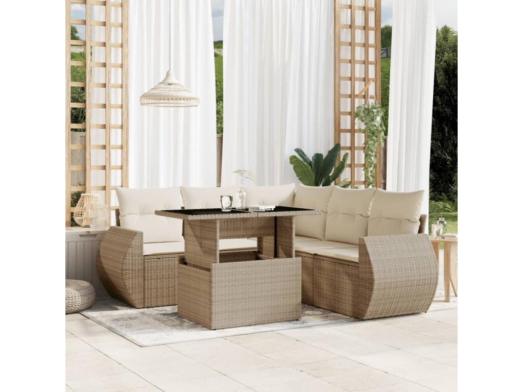 Outdoor Patio Set - Résine - Gray