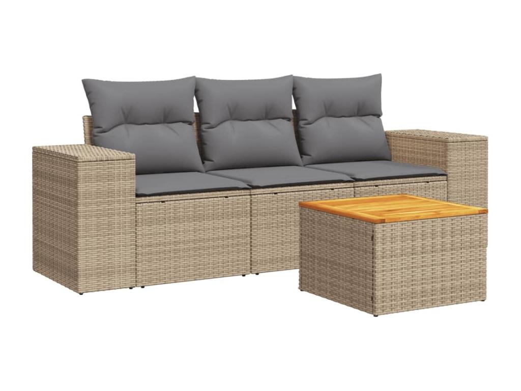 Outdoor Patio Set - Résine - Gray