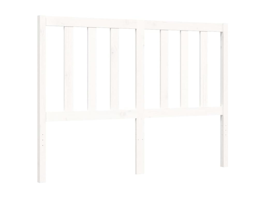 Bed Frame - Wood - White - 140x190 cm