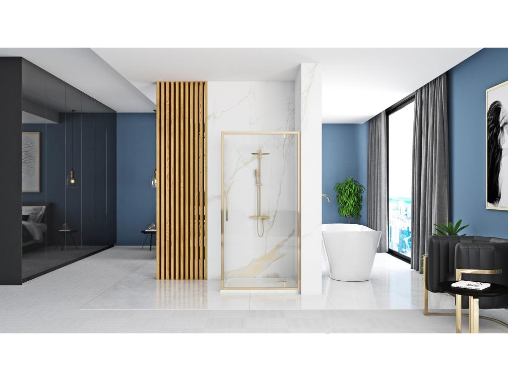 Home Furniture - Tempered Glass - Gold