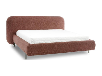 Storage Bed - Velvet - Gray - 160x200 cm