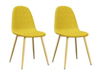 Chair Set - Velvet - Jaune