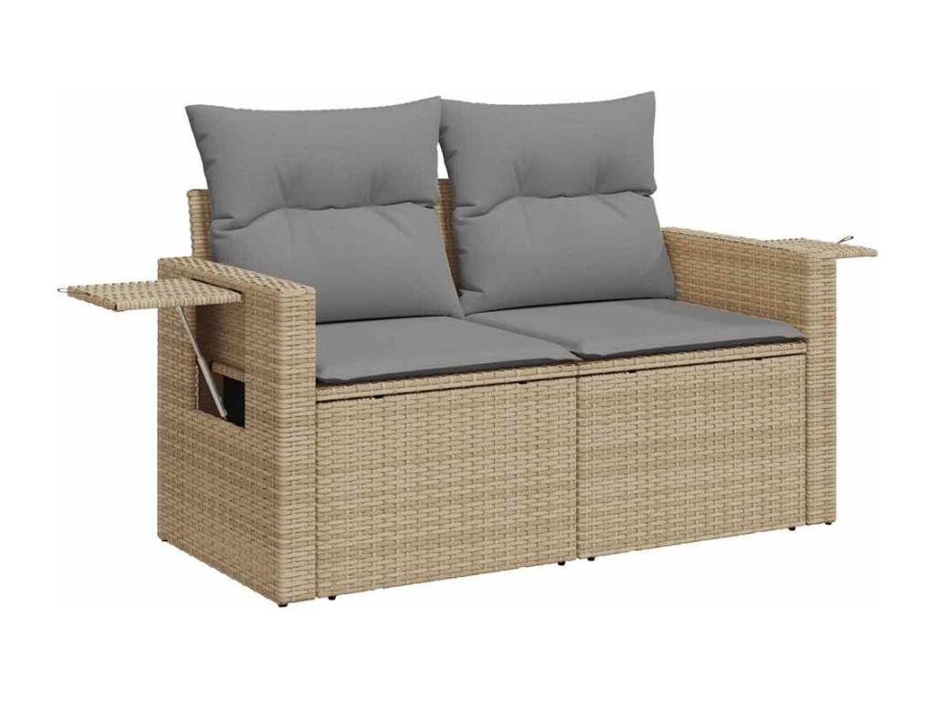 Outdoor Patio Set - Polyester - Black