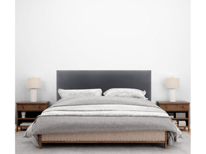 Headboard - Velvet - Gray