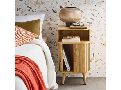 Nightstand Set - Engineered Wood, Wood - Natural