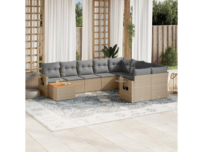 Outdoor Patio Set - Résine - Black